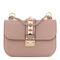 Valentino Garavani Vitello Small Glam Lock Rockstud Flap Poudre (Pre-Owned) - Image 1 of 5