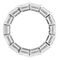 Kiera Rohdium Plated Sterling Silver Straight Baguette Cut Eternity Ring - Image 3 of 3